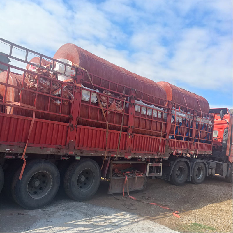 24 sets of spiral chutes loading by truck