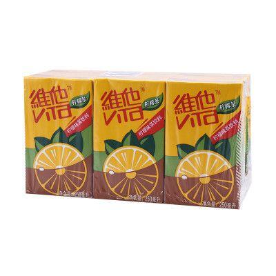 维他柠檬茶饮料250ml*6盒/组